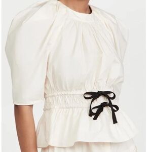 Ulla Johnson Denisa Top in Cream 00